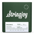 Stringjoy - Classic Super Light Gauge (9-40) Pure Nickel Electric Guitar Strings