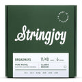 Stringjoy - Classic Medium Gauge (11-48) Pure Nickel Electric Guitar Strings
