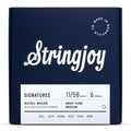 Stringjoy - Drop Tune Medium Gauge (11-58) Nickel Wound Electric Guitar Strings