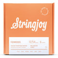 Stringjoy - Light Gauge (12-54) Coated Phosphor Bronze Acoustic Guitar Strings
