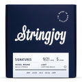Stringjoy - Light Gauge (9-21) Banjo Strings - Nickel Wound 5 String