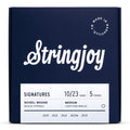 Stringjoy - Medium Gauge (10-23) Banjo Strings - Nickel Wound 5 String