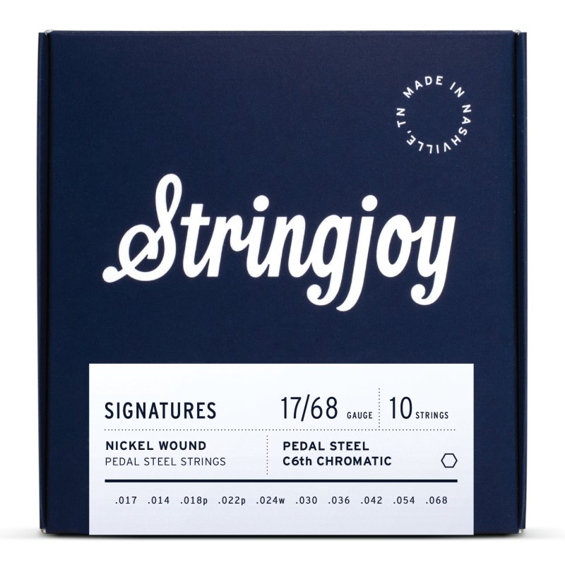 Stringjoy - Pedal Steel C6th (17-68) Nickel Wound Strings