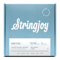 Stringjoy - Balanced Light Gauge (10-48) Coated Nickel Wound Electric Guitar Strings