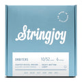 Stringjoy - Heavy Bottom Light Gauge (10-52) Coated Nickel Wound Electric Guitar Strings