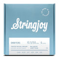 Stringjoy - Balanced Light Plus Gauge (10.5-50) Coated Nickel Wound Electric Guitar Strings