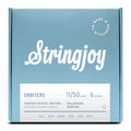Stringjoy - Balanced Medium Gauge (11-50) Coated Nickel Wound Electric Guitar Strings