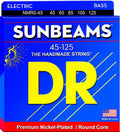 DR Handmade Strings - Sunbeams Bass Strings, Medium Short Scale 5-String (45-125)