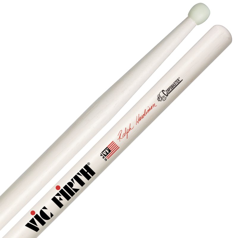 Vic Firth - SRHN Ralph Hardimon Nylon Tip Corpsmaster Signature Marching Snare Sticks