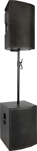 Hercules SS350BB Adjustable Sub Pole With M20 Hybrid Adaptor 2-Pack