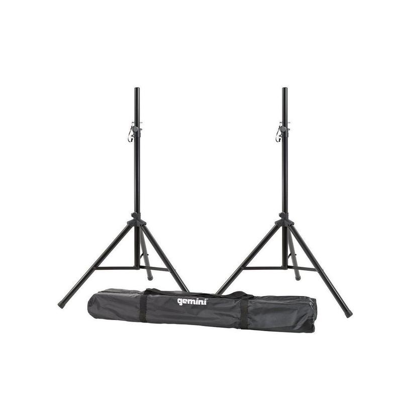 Gemini - 2 Tripod Speaker Stands With Carry Bag