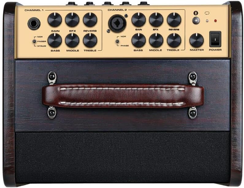 NUX - 80W Battery Powered 1 x 6.5" Acoustic Guitar Amplifier With Looper & Bluetooth and