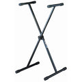 Quik Lok - Single Braced T-Rex Keyboard Stand, Black