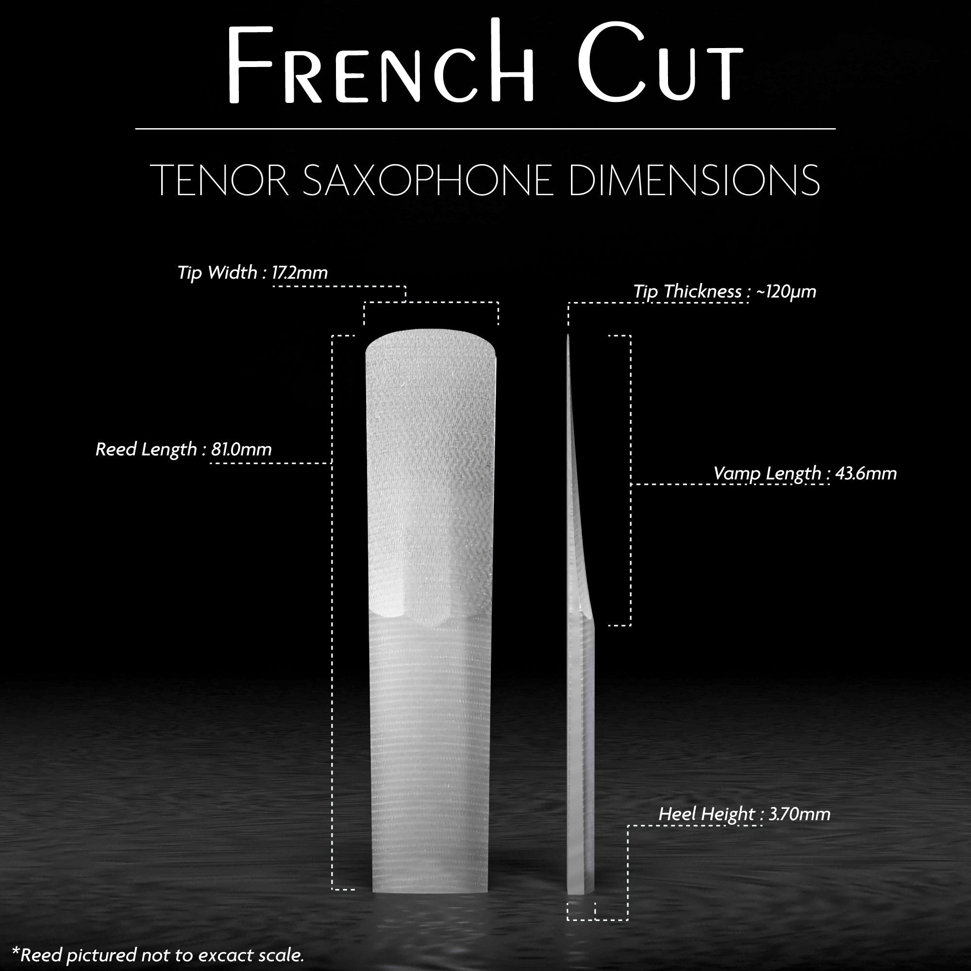 French Cut Saxophone Reeds