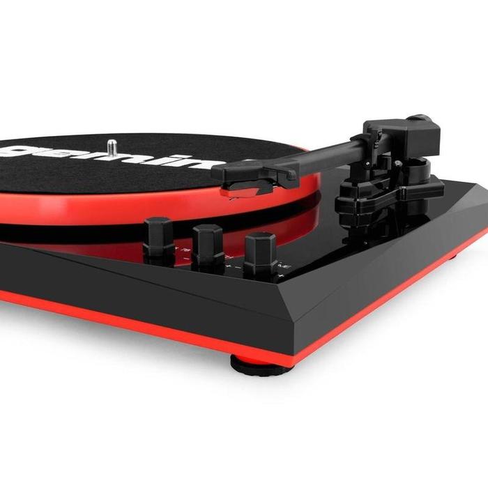 Gemini - Stereo Turntable System, Black / Red