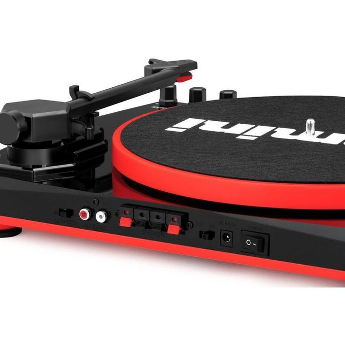 Gemini - Stereo Turntable System, Black / Red