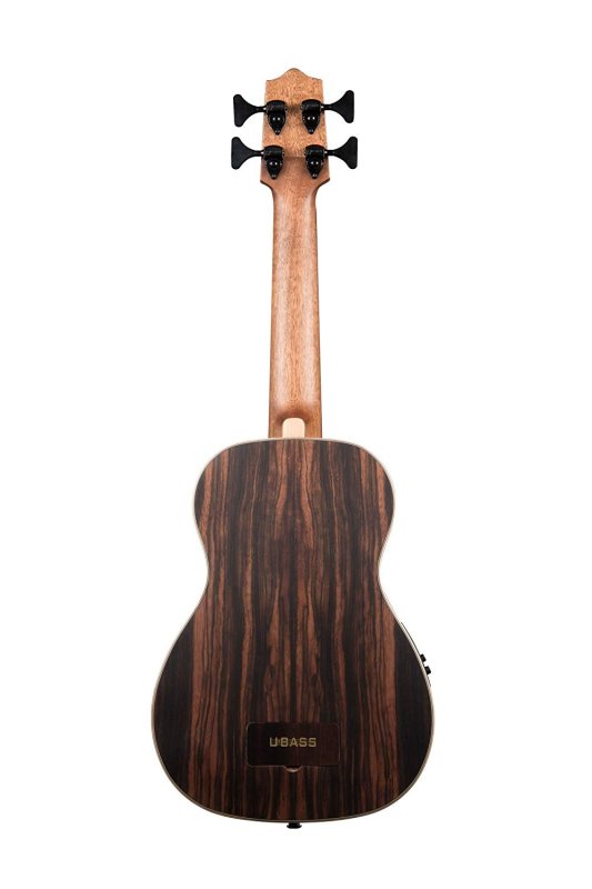 KALA - Striped Ebony Acoustic-Electric with Round Wound Strings
