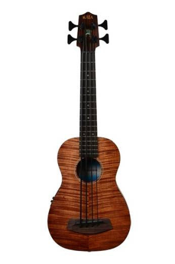 KALA - U-Bass - Exotic Mahogany, Left Handed Fretted Ukulele
