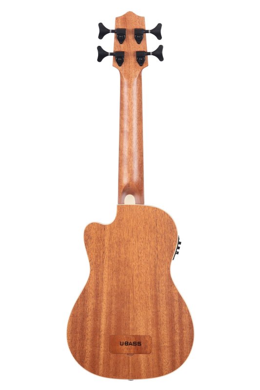 KALA - Journeyman Acoustic-Electric U-Bass With F-Holes Ukelele Bass Guitar