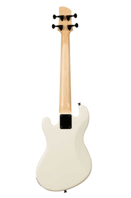 KALA - Solid Body 4-String Fretted U-BASS With Gig Bag, Sweet Cream