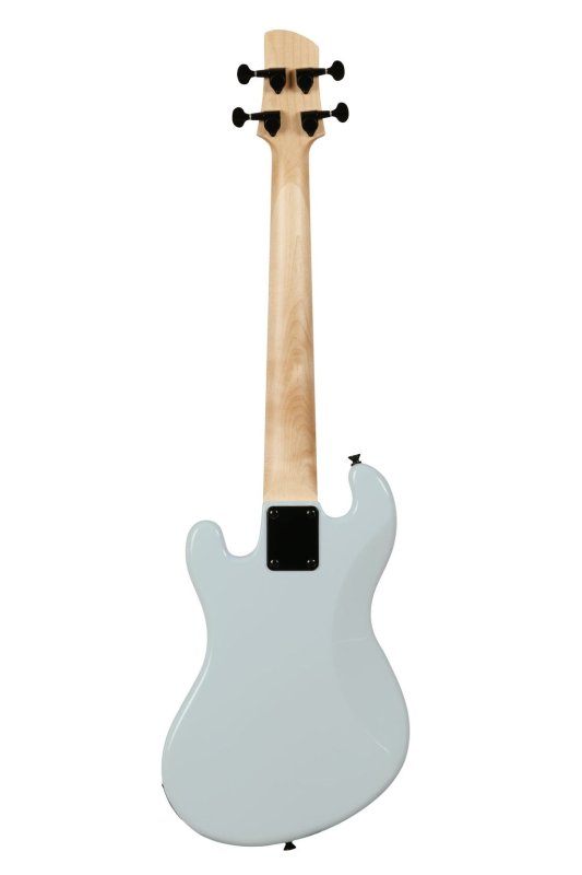 KALA - Solid Body 4-String Fretted U-BASS With Gig Bag, Powder Blue