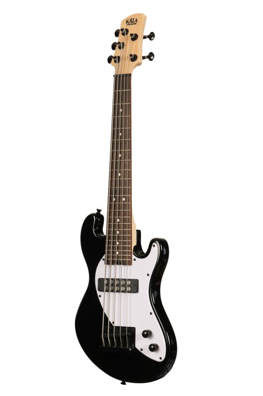 KALA - Solid Body 5-String Jet Black Fretted U-BASS