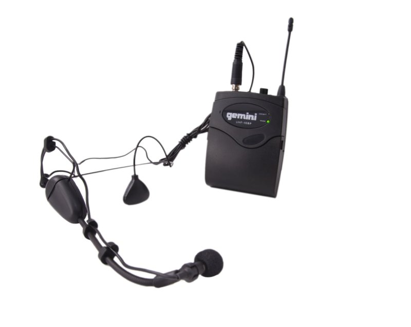 Gemini - Single-channel UHF Wireless Microphone System With Headset And Lavalier Microphones, F1: 517.6