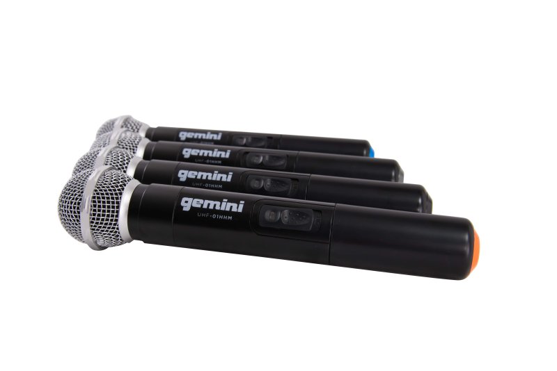 Gemini - Four Channel Wireless Handheld Microphone System