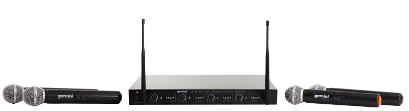 Gemini - Four Channel Wireless Handheld Microphone System