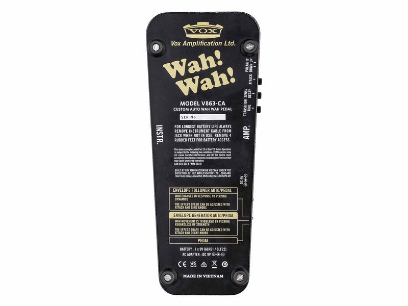 Vox - Semi-auto Wah Pedal