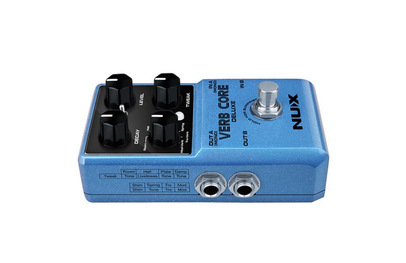 NUX - Reverb Effects Pedal with 8 Different Reverbs and Freeze