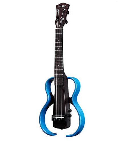 Vox - Frame Ukulele With Piezo Pickup & Effects, Flame Maple Blue