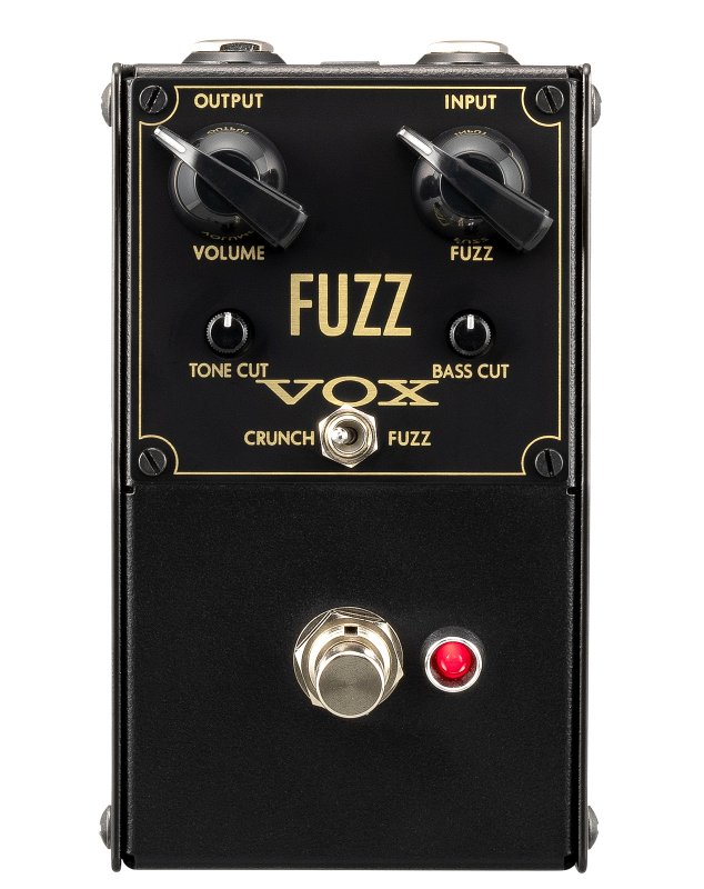 Vox - Fuzz Guitar Effects Pedal with Volume, Fuzz, Tone Cut, Bass Cut, and Crunch/Fuzz Controls