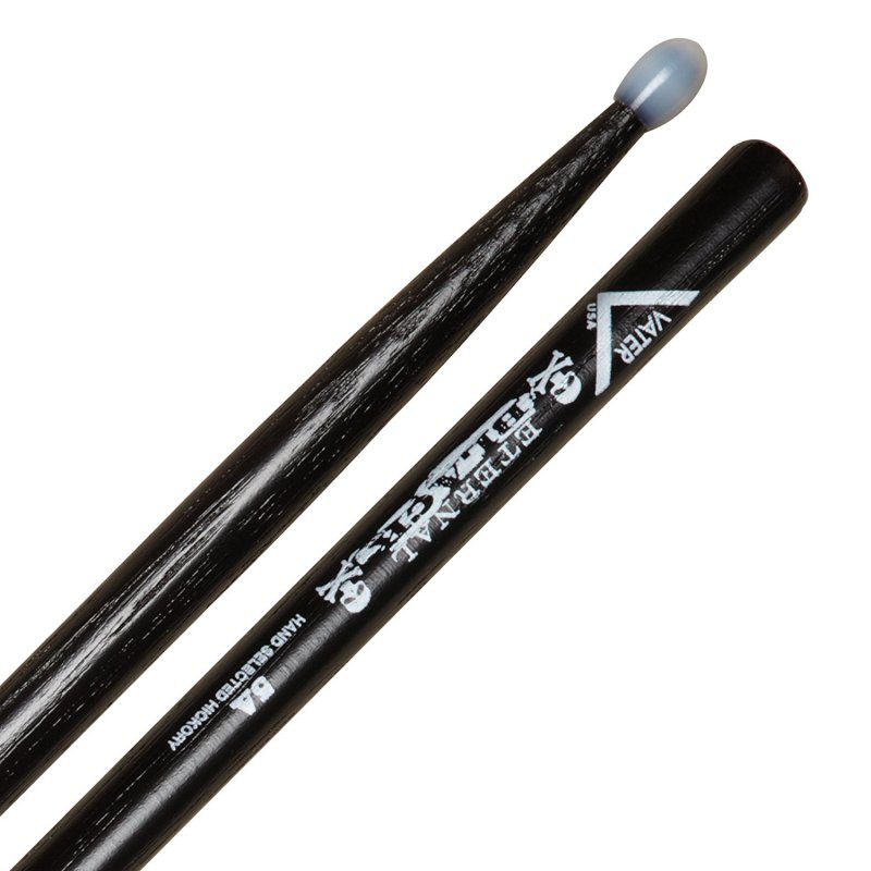 Vater Percussion - Eternal Black 5A Drumsticks Nylon Tip