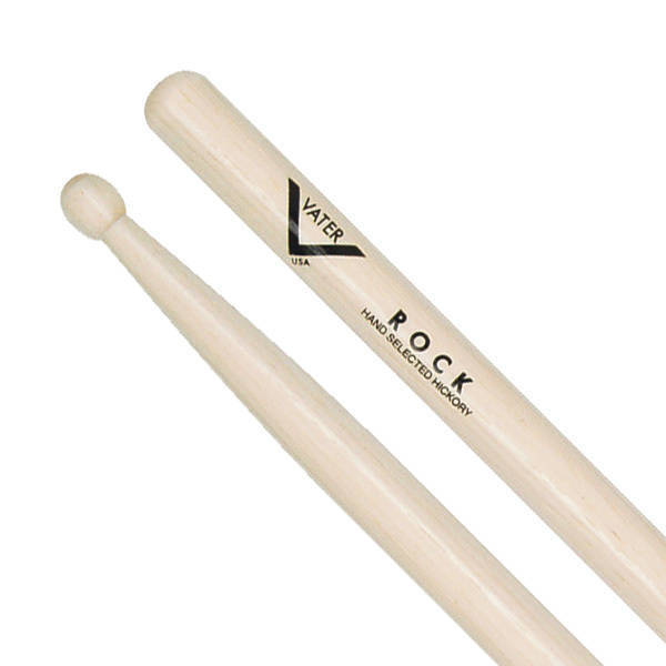 Vater Percussion - American Hickory Drumsticks - Rock - Wood Tip