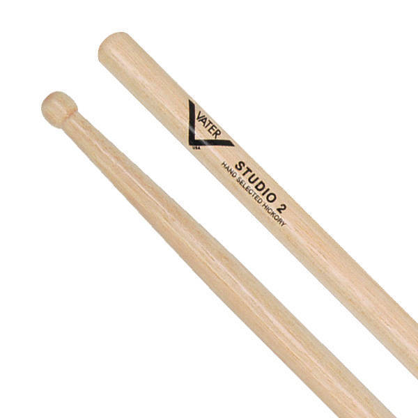 Vater Percussion - Studio 2 Hickory Drumsticks - Wood Tip