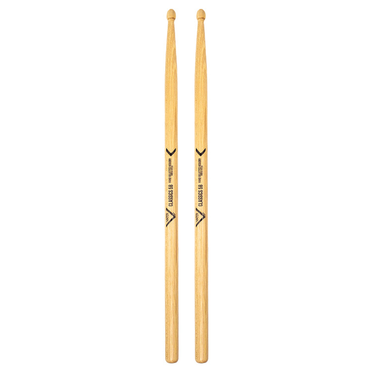 Vater Percussion - Sugar Maple Classics 5B Drumsticks, Wood Tip