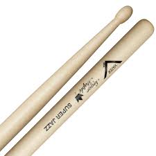 Vater Percussion - Wood Tip Sugar Maple Super Jazz Drumsticks, Pair