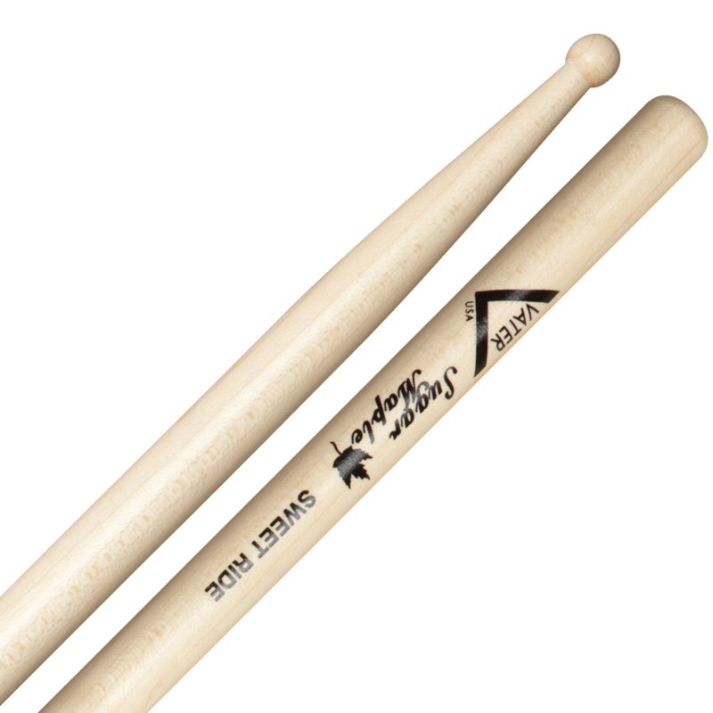 Vater Percussion - Wood Tip Sugar Maple Sweet Ride Drumsticks, Pair