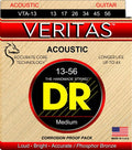 DR Handmade Strings - Veritas Acoustic Guitar Strings, Medium (13-56)