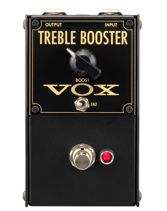 Vox - Treble Booster Guitar Pedal with Fat Switch and Boost Knob