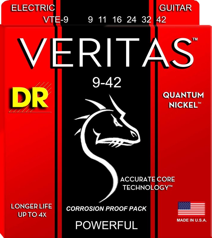 DR Handmade Strings - Veritas Electric Guitar String, Light (9-42)