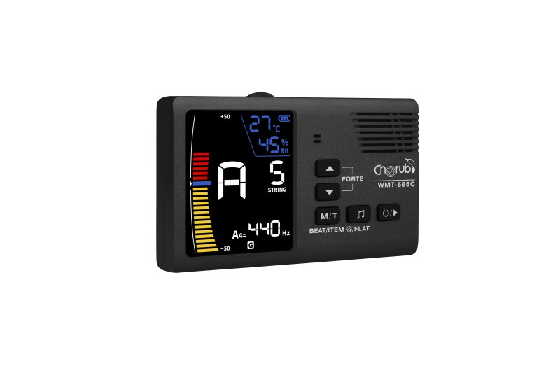 Cherub - 5-In-1 Rechargeable String Instrument Mate Hygrometer & Thermometer Equipped
