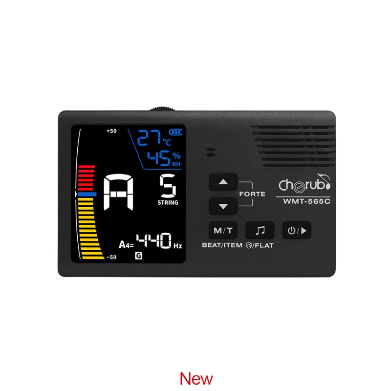 Cherub - 5-In-1 Rechargeable String Instrument Mate Hygrometer & Thermometer Equipped
