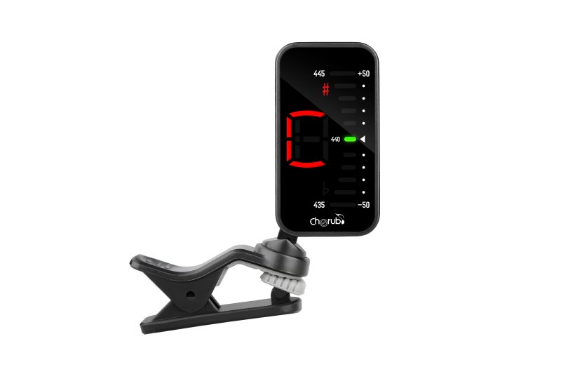 Cherub - Rechargeable Clip-On Chromatic Tuner, Black