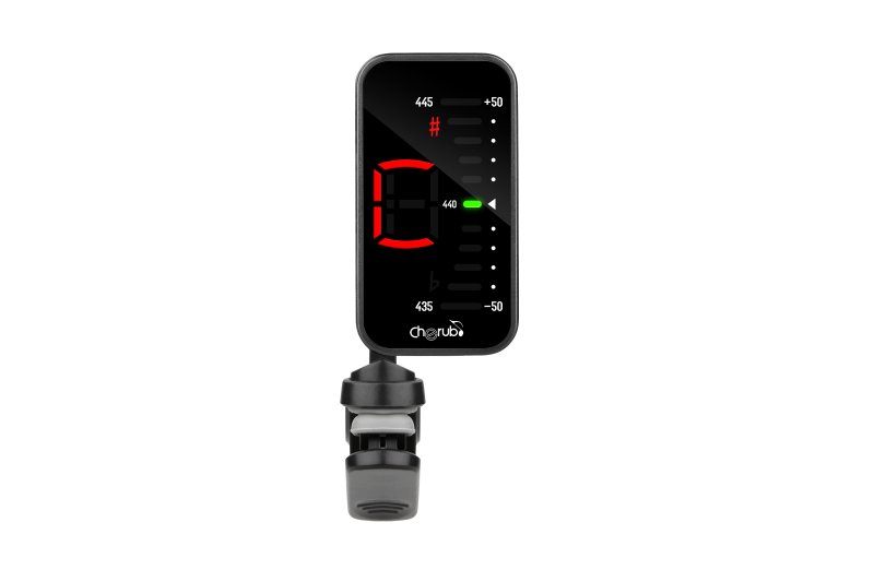 Cherub - Rechargeable Clip-On Chromatic Tuner, Black