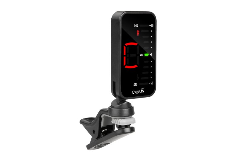 Cherub - Rechargeable Clip-On Chromatic Tuner, Black