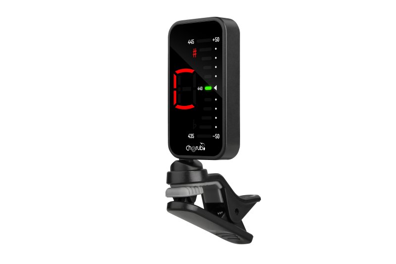 Cherub - Rechargeable Clip-On Chromatic Tuner, Black