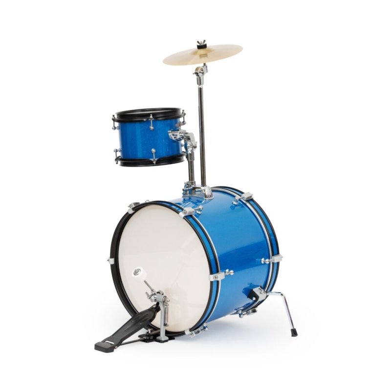 Westbury - 3-Piece Junior Drum Set Complete With Throne, Blue Sparkle Finish