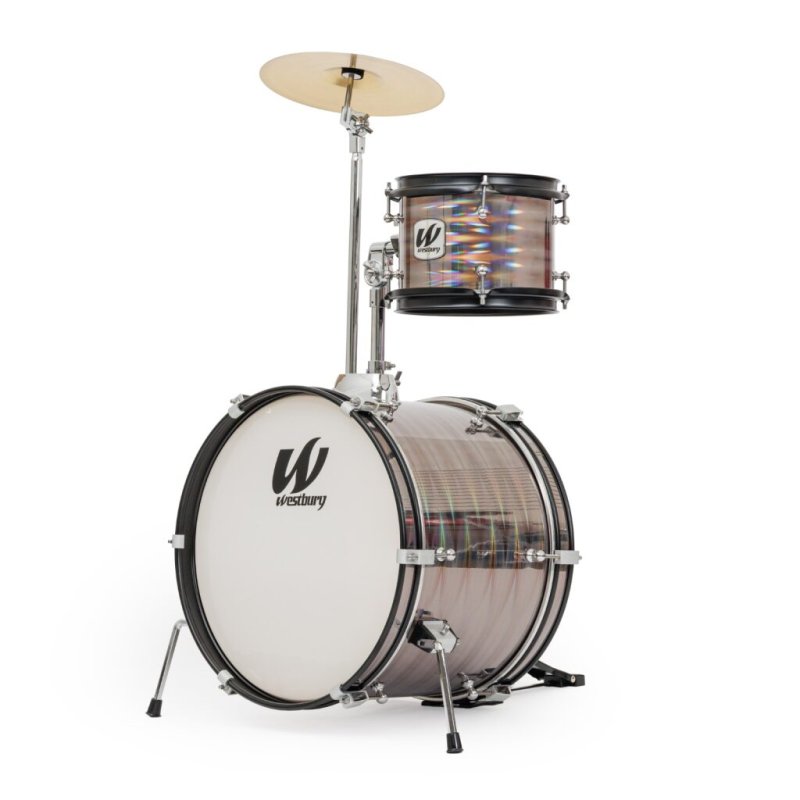 Westbury - 3-Piece Junior Drum Set Complete With Throne, Prismatic Finish